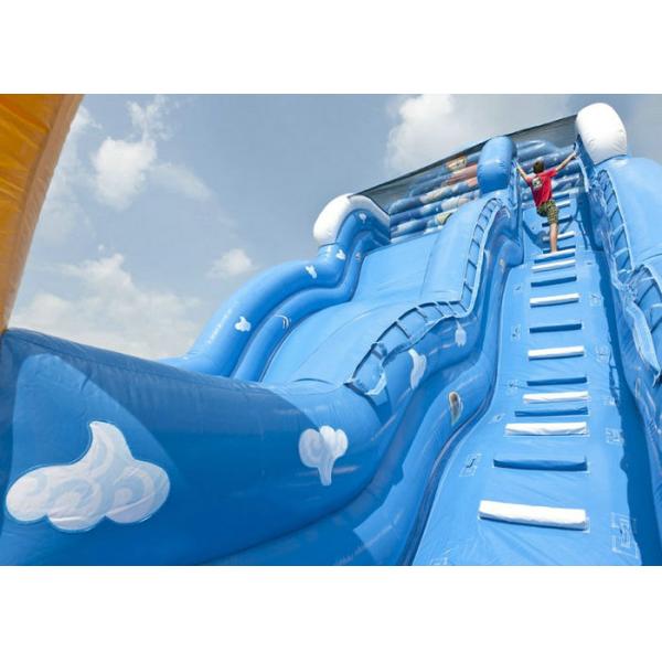 Wave Seaworld Baby Inflatable Slide , Indoor Playground Blow Up Slip And Slide