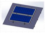 Reliable Structure Metal Roof Solar Mounting Systems For Pitched Roof Solar