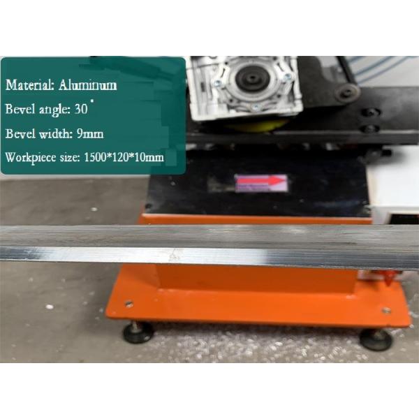 1400r/Min CNC SS Plate Edge Milling Machine Cold Working