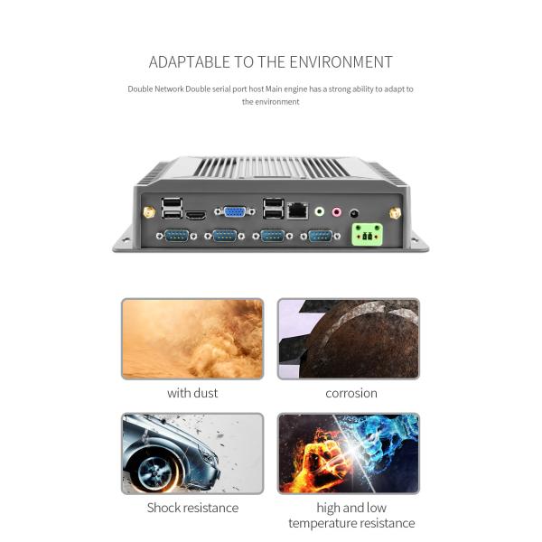 Dual Port Rs232rs485 Multi Port 4g Module Mini Pc Industrial Fanless