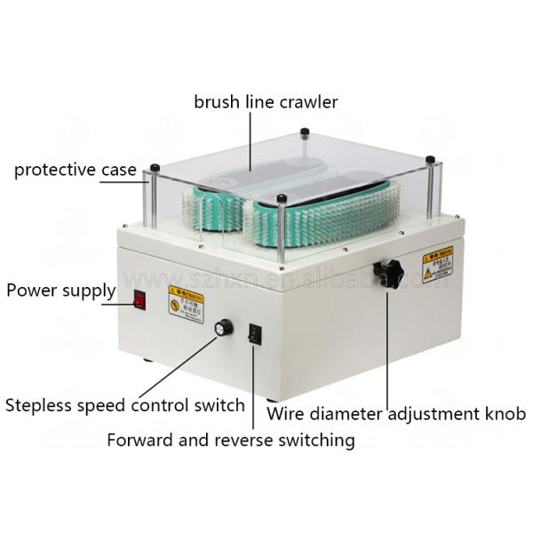 YH-200PN Multi-core Shielded Wire Braided Split and Brush Machine for USB Data Cable