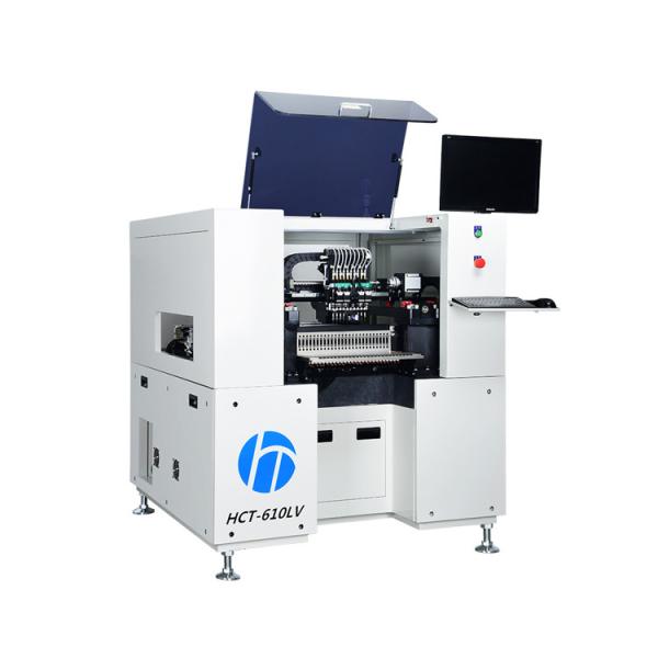 Buy Smt Pick And Place Machine HCT-610LV 10 Head LED PCB Chip Mounter equipment at wholesale prices