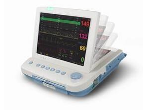 Buy Hospital Mother / Fetal Multi Parameter Patient Monitor with 12.1 inch TFT Screen 6 or 9 Parameters at wholesale prices