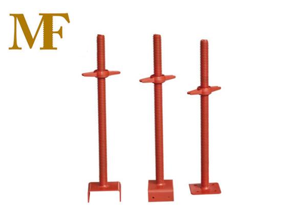 Buy Powder Coating Adjustable Jack Base For Scaffolding Tower at wholesale prices