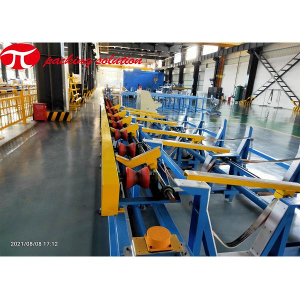 2.4kw Automatic Alarm Pipe Bundle / Steel Tube Packing Machine Safe Operation 70r/Min