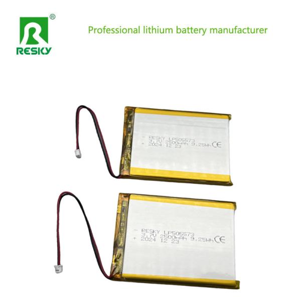 505573 Lithium Ion Polymer Cell 2500mAh 3.7V 7.4V For Medical Devices