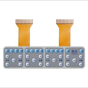 Quality Flexible FPC Capacitive Membrane Switch Graphic Overlay Embedded LED for sale