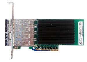 Femrice 10Gbps Quad Port Gigabit Ethernet PCIe x8 Server Adapter Intel X710 Gigabit Controller Network Interface Card