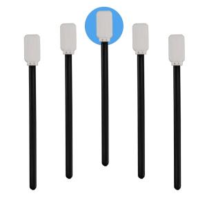 Quality Lint Free Double Layers Rectangular Polyester Swab For Keyboard Cleaning for sale