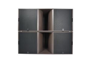 Subwoofer Compact Line Array Speakers PLYwood Case In Brown Painting