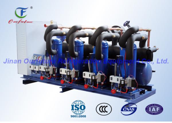 Danfoss Scroll Parallel Refrigeration Compressor Unit For Commercial Meat