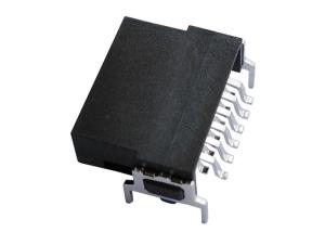 China Gold Plated SMT Board To Board Connector 1.27mm Dual Row Horizontal Mount on sale