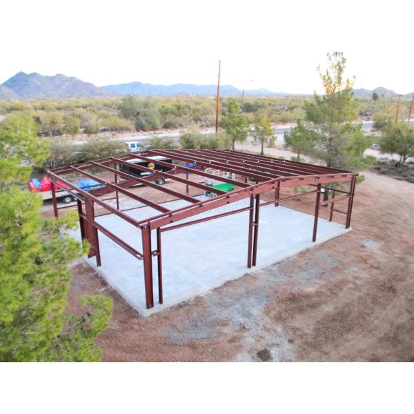 Steel Metal Frame Structure Customized Color Prefab Warehouse for Workshop and Layout