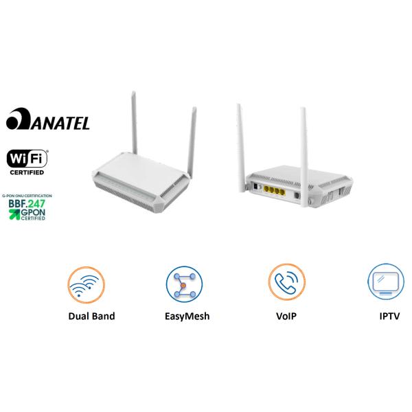 Dual-Band Wi-Fi 5 AC1200 GPON ONT device