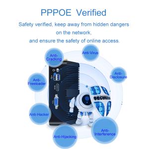 Intel J1900 Mini PC Firewall PFsense 4 Gigabit LAN Windows 10 Supports Dual