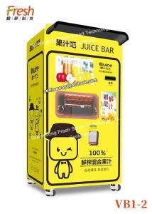pure orange fresh juice mutilfunction Squeezing Automatic Beverage Vending Machine for college drinking withlarge window