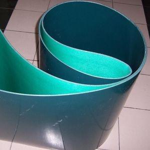 Quality Dark green polyurethane PU conveyor belt smooth surface for sale