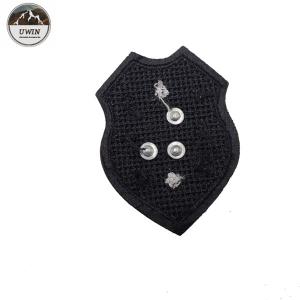 R Letter Royal Custom Embroidered Patches No Minimum 3D Any Shape Available