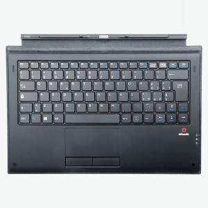 Quality POGO PIN Type Black Computer Keyboard 5 PIN Interface Powerful Magnetic Adsorption for sale