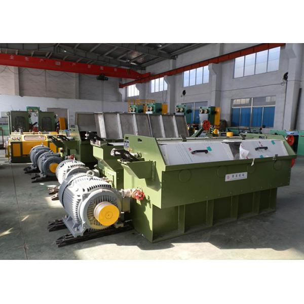17MD Cone Type Wire Drawing Equipment , Shaft Type Wet Cable Drawing Machine
