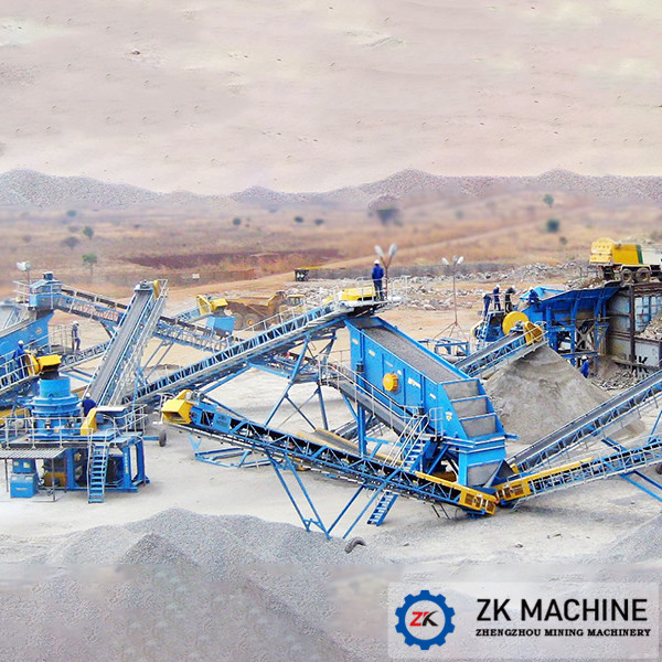 Dolomite crushing machine Good shape of crushed stone and reasonable grade