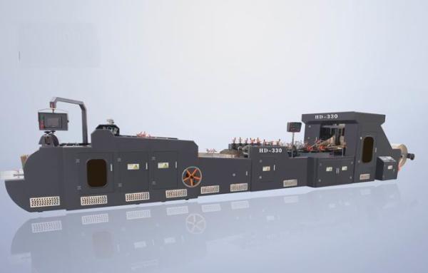 Buy HD-330 Roll Fed Square Bottom Paper Bag Machine With 1 Or 2 Color Flexo Printing Machine Online at wholesale prices