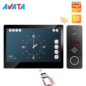 Quality Home Security Tuya Intercom Video Door Phone WiFi Interphone Doorbell with IR night for sale