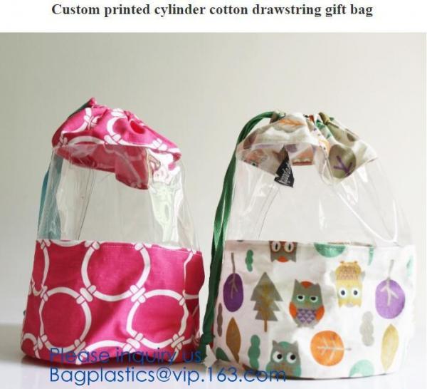 Holidays, Christmas, Gift Pack, Drawstring Backpack Bags-Cinch Sack Waterproof Kids Sport Storage Polyester Bag for Gym