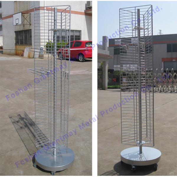 Hair Floor Stand Shop Rotating Turntable Display Stands