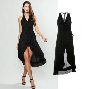 Quality 2019 New Fahion Halter Neck Wrap Dress for Women for sale