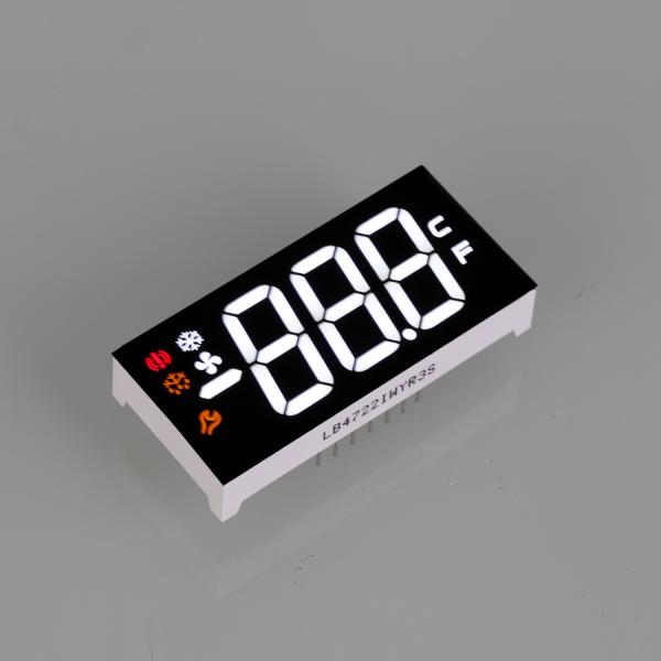 Buy Ultra Bright White 3digit Seven Segment LED Display For Temperature Controllers at wholesale prices