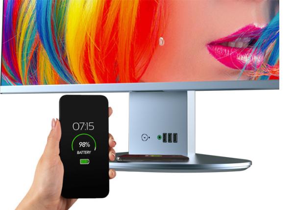 Buy Ultra Thin Flat Screen All In One Computer 21.5" / 23.8" Arm host Black at wholesale prices