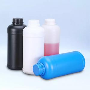 Quality 1000ml Pigment Ink HDPE Plastic Container Liquid Packaging Chemical HDPE Plastic Bottle for sale
