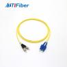 Light Weight SM Duplex Fiber Optic Patch Cord resistant to pulls, strains and impacts during installation. for sale