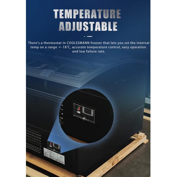 ETL Gas Station & Mini Store Two Sides Open Island Freezer