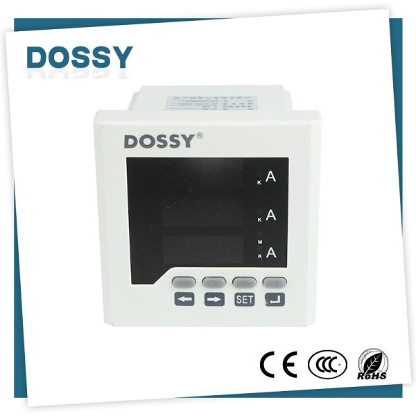Buy 72x72mm LCD display  Ampere meter Three phase meter  panel anolog meter for parameter measurement at wholesale prices