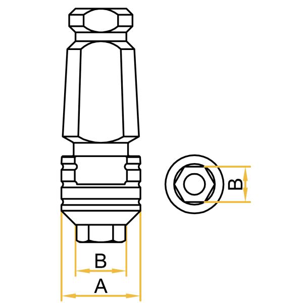 Zimmer Screw-Vent® Impression Coping Transfer Closed/Open Tray Compatible NP 3.5mm/ RP 4.5mm/ WP 5.7mm