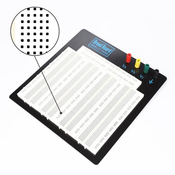 3260-points big-size Electronic Solderless Breadboard with 4 Binding Posts Size