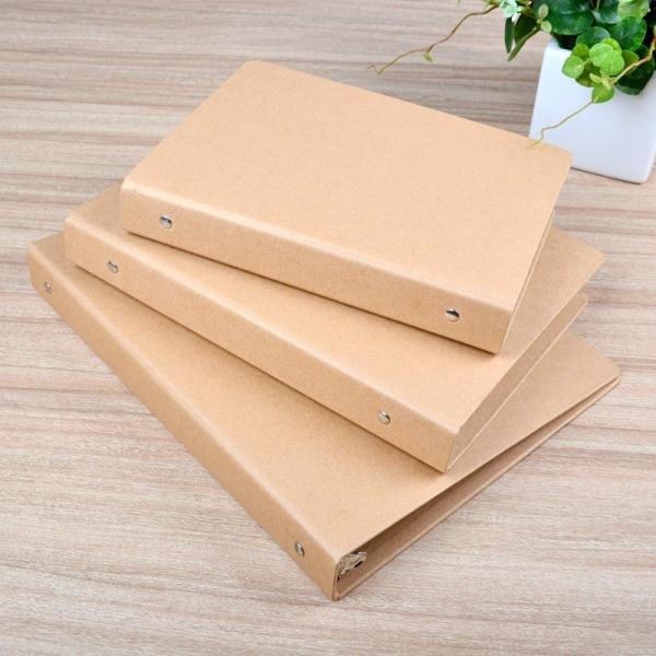 Buy Craft paper file folder with ring binded A6,A5,A4 size available at wholesale prices