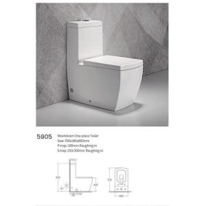 Floormounted Bathroom Sanitary Ware European Water Closet White Glazed Ceramic