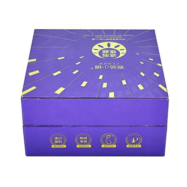 Sample Free Custom Packaging Elegant Rigid Flip Paper Gift Box for Skincare Face Cream