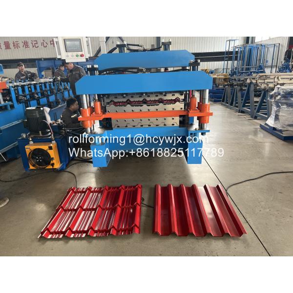 High Output Double Layer step Tile Roll Forming Machine