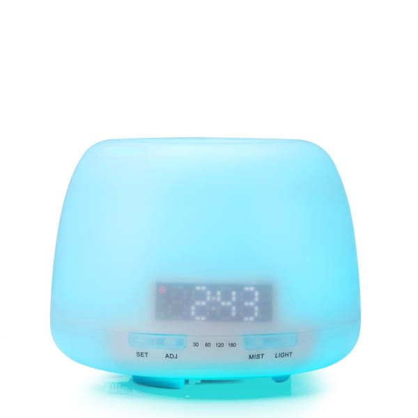 Buy Home Alarm Clock Essential Oil Diffuser With 7 Color LED Light at wholesale prices