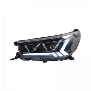 Quality Hilux Revo Rocco Headlight Tail Light Sequential Turn Signal Car Body Kit for sale