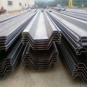 China Omega Steel Sheet Piling For Beach Erosion Protection Road Slope Stabilization on sale