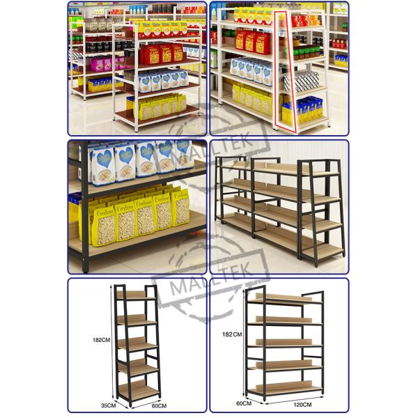 Easy Assemble Wood Display Rack Durable Wood Flooring Display Stands