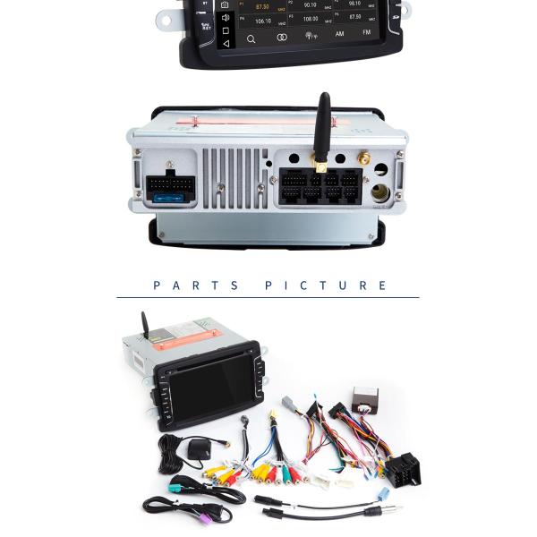 Android 8.1 Renault Duster Car Stereo And Dvd Player With Auto Radio GPS