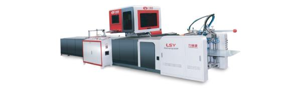 Buy Visual Positioning Machine For Case Making Book Cover Box Lining Package Box Maker Mchine at wholesale prices