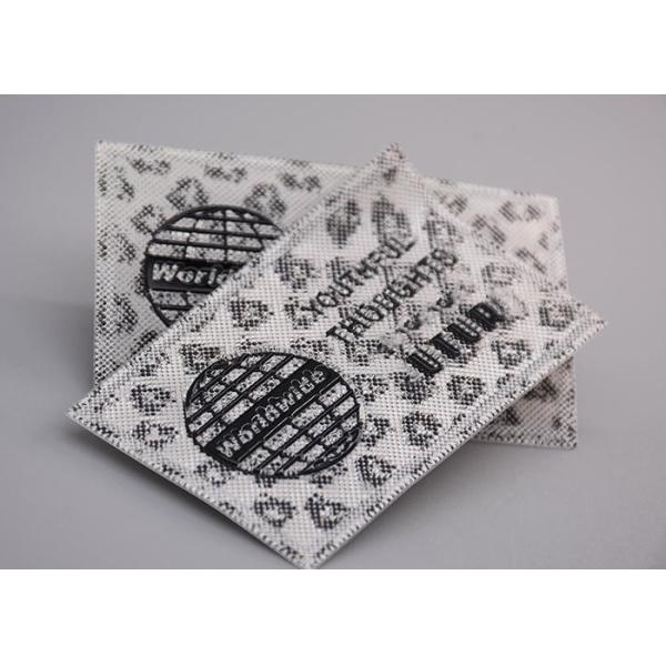 3D Screen Print Clothing Labels Silicone Material Custom Printed