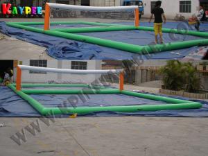 Quality Inflatable water volleyball court,volleyball pitch,water sport game,KWS019 for sale